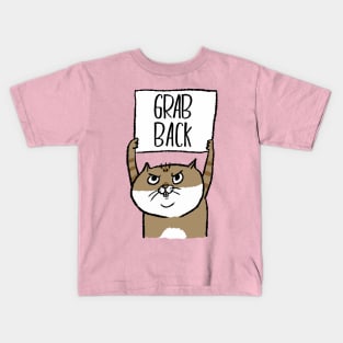 Grab Back Cat Protests Kids T-Shirt